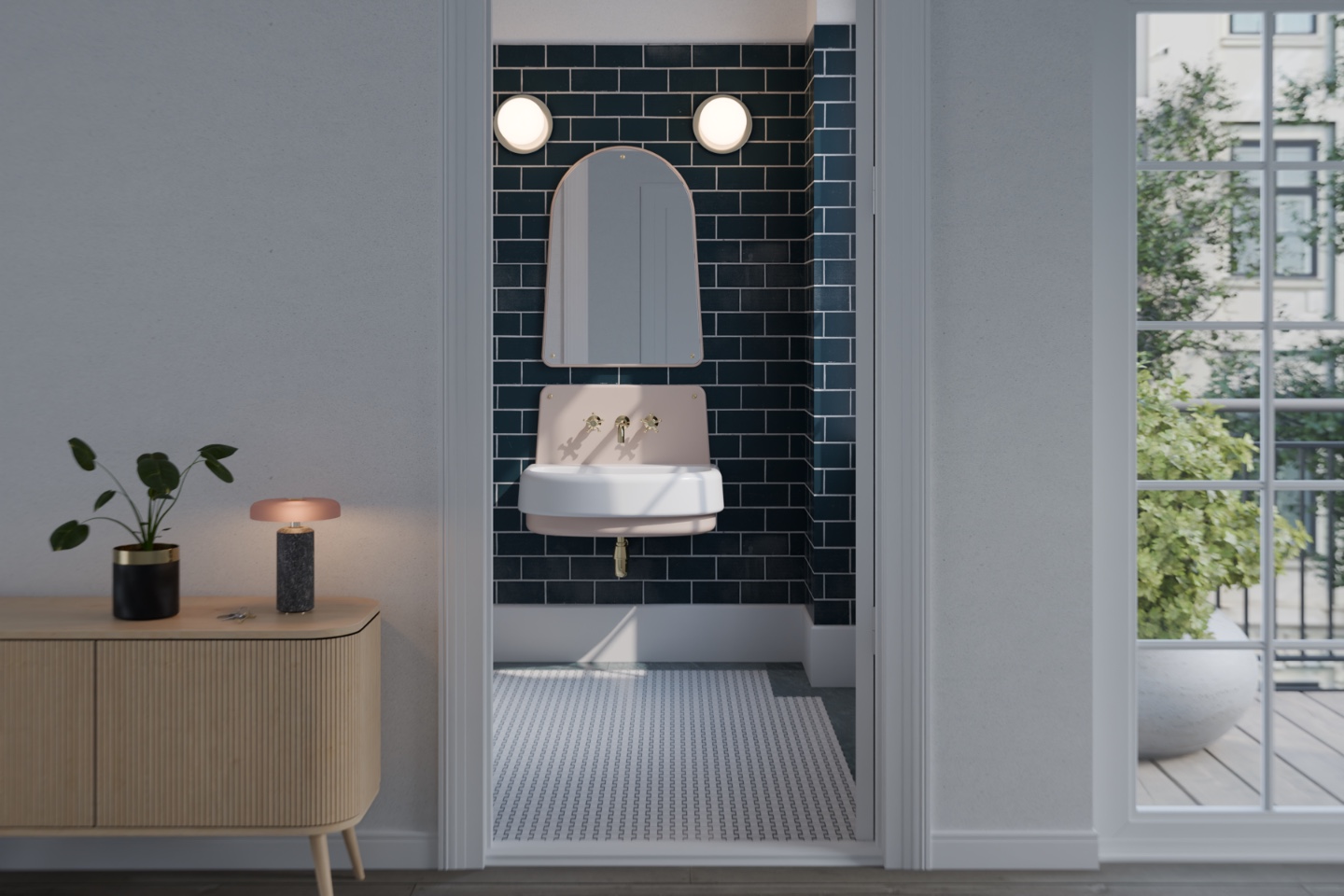 Heritage basin Acovi solid surface